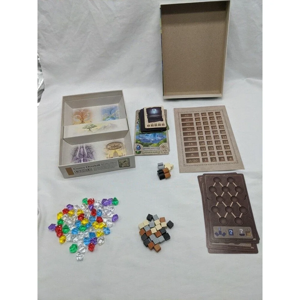 Mystery Of The Temples Deep Water Games Board Game Complete